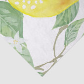 Waterverf Lemons-ontkoppeling Tissuepapier (Detail)
