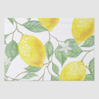 Waterverf Lemons-ontkoppeling Tissuepapier