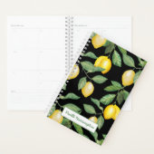 Waterverf Lemons op Aqua Black Day Planner (Display)