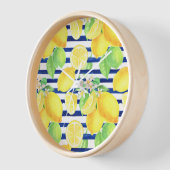  Waterverf Lemons op blauwe strepen (Hoek)