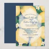 Waterverf Lemons over marineverbindingen (Voorkant / Achterkant)