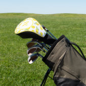 Waterverf Lemons Patroon Golfheadcover (Insitu)