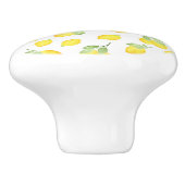 Waterverf Lemons Patroon Keramische Knop (Zijkant)