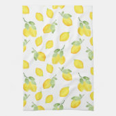 Waterverf Lemons Patroon Theedoek (Verticaal)