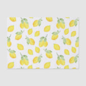 Waterverf Lemons Patroon Tissuepapier (Voorkant)