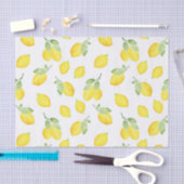 Waterverf Lemons Patroon Tissuepapier (Craft)