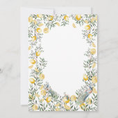 Waterverf Lemons Peacock Verjaardag Kaart (Achterkant)