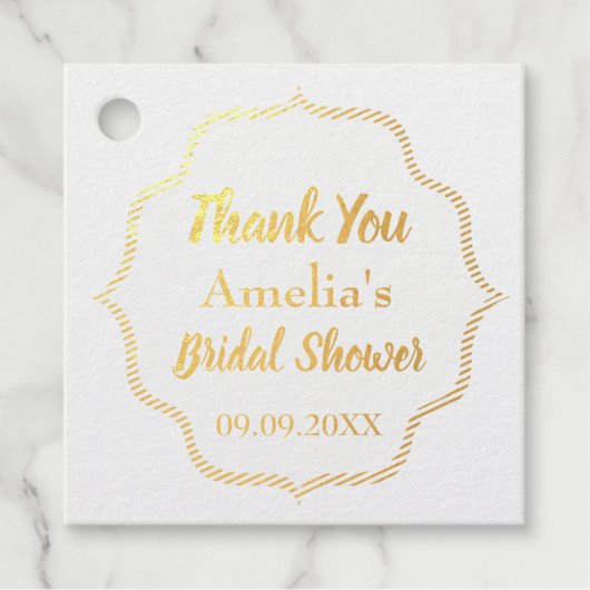 Waterverf Lemons Positano Amalfi Tegel Bridal Bedankjes Labels (Voorkant)