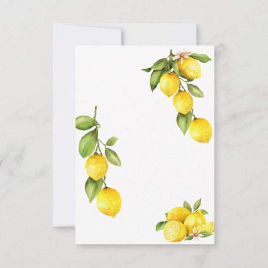 Waterverf Lemons RSVP Typografie (Achterkant)