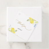 Waterverf Lemons Summer Bedankjes Labels (In situ)