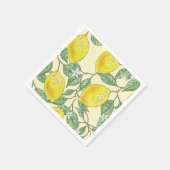 Waterverf Lemons Summer Pattern Servet (Hoek)