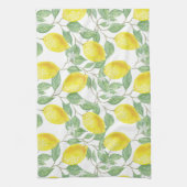 Waterverf Lemons Theedoek (Verticaal)