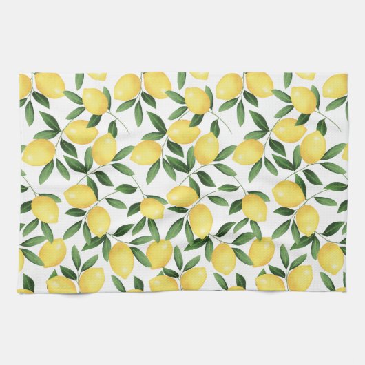 WATERVERF LEMONS THEEDOEK (Horizontaal)