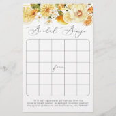 Waterverf lemons vrijgezellenfeest bingo (Voorkant)