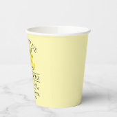 Waterverf Lemons Wedding Limoncello Hartelijk dank Papieren Bekers (Links)