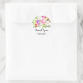 Waterverf lente bloeit Baby shower dank u Ronde Sticker (Tas)
