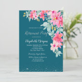 Waterverf Lente Bloemen Pensionering Kaart (Staand voorkant)