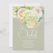 Waterverf Lente Bloemen Vrijgezellenfeest Kaart (Voorkant)