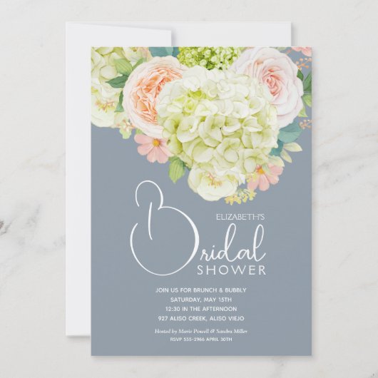 Waterverf Lente Bloemen Vrijgezellenfeest Kaart (Voorkant)