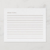 Waterverf Lente Bloemen Vrijgezellenfeest Recept K (Achterkant)