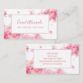 Waterverf Lente Cherry Blossom Visitekaartje (Voorkant / Achterkant)