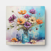 Waterverf Lente Flowers Fotoplaat (Voorkant)