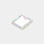 Waterverf Lente Flowers Post-it® Notes (Schuin)