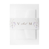 Waterverf lente Wildflower bruiloft Uitnodigingen Wikkel (Voorkant Voorbeeld)