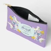 Waterverf lentebloemen Bijbelvers gepersonaliseerd Etui (Open)