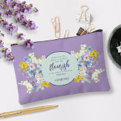 Waterverf lentebloemen Bijbelvers gepersonaliseerd Etui