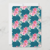 Waterverf Lentebloemen Groen Zoet 16 Kaart (Achterkant)