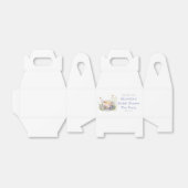 Waterverf Lentebruidsfeest Theepartij Bedankdoosjes (Uitgevouwen)