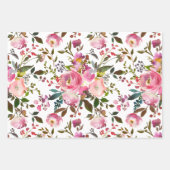 Waterverf lentepFloral Inpakpapier Vel (Voorkant 2)