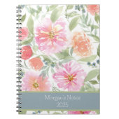 Waterverf lentepFloral Notitieboek (Voorkant)