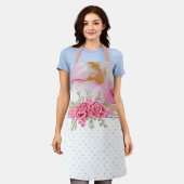 Waterverf lentepFloral Schort (Gedragen)