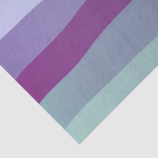 Waterverf lenteslag | Paars en groen Tissuepapier (Detail)