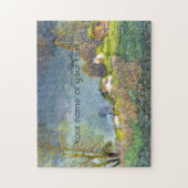 Waterverf lentesonstorm schilderen legpuzzel (Verticaal)