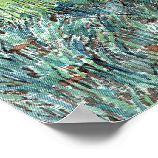 Waterverf lentesonstorm schilderen poster (Hoek)