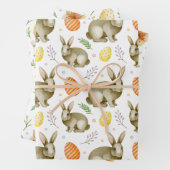 Waterverf lentevloerbundeleieren  Pasen Inpakpapier Vel (In situ)