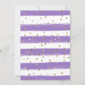 Waterverf lentevloeren paasmandje Brunch Kaart (Achterkant)