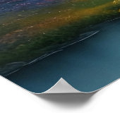 Waterverf Lentlandschap Poster (Hoek)