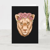 Waterverf Leoness Kaart (Voorkant)