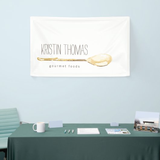 Waterverf Lepel Catering, Chef Banner (Beurs)