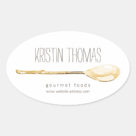 Waterverf Lepel Catering, Chef II Stickers