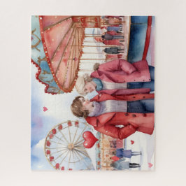 Waterverf Lesbische Valentijn Legpuzzel