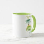 Waterverf letter E met dinosaurus Mok (Voorkant rechts)