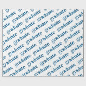 Waterverf letters Afstuderen Cadeaupapier (Vlak)