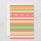 Waterverf Leuk Mexicaans Fiesta 2e Verjaardagsfees Kaart (Achterkant)