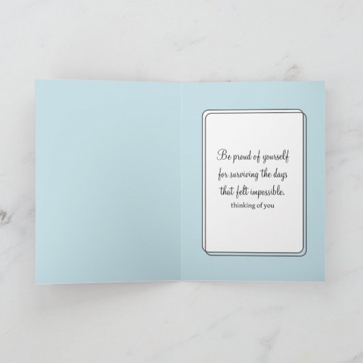 Waterverf Leuk Potted Succulent Kaart (Binnen)