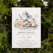 Waterverf | Leuke Elegante Moderne Bruidsbrunch Kaart